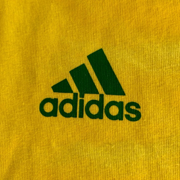 Adidas Men T-Shirt Football Brazil World Cup Russia 2018 FIFA, size M, NWOT - Picture 5 of 6